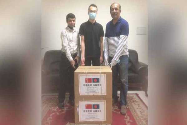জাসদকে মাস্ক দিল চীনের কমিউনিস্ট পার্টি