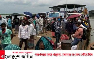 কাঁঠালবাড়ি-শিমুলিয়া নৌরুটে সীমিত আকারে ফেরি চলাচল শুরু 
