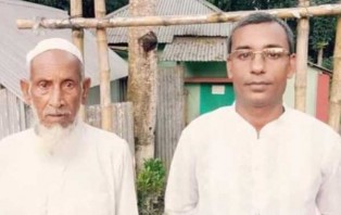 জগন্নাথদী মাদ্রাসা ও এতিমখানার সভাপতি  সামচুল হক ও সম্পাদক আছাদুজ্জামান