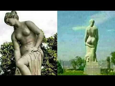 ময়মনসিংহে মহিলা কলেজের সামনে থেকে নগ্ন নারীমূর্তি সরাতে সামাজিক মাধ্যমে প্রতিবাদ