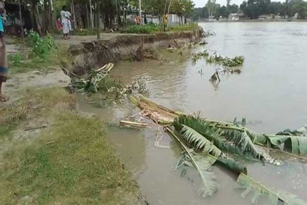 নদী ভাঙ্গনে দিশেহারা চরের গ্রামবাসী: পাশে দাঁড়িয়েছে আল ইকরাম ফাউন্ডেশন 