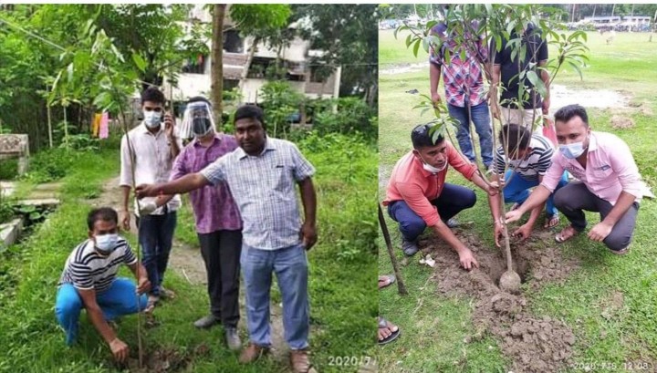 নড়াইলের কালিয়া ছাত্রলীগের বৃক্ষরোপন কর্মসূচি পালিত 