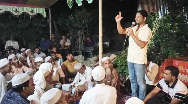 সালথায় জাকের পার্টির মিলাদ-মাহফিল অনুষ্ঠিত
