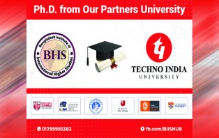 টেকনো ইন্ডিয়া ইউনিভার্সিটিতে পিএইচডির সুযোগ দিচ্ছে নর্দান ও বিআইআইএইচএস