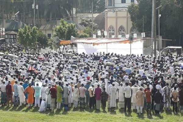 মাদারীপুর জেলা পরিষদ চেয়ারম্যানের মায়ের দাফন সম্পন্ন