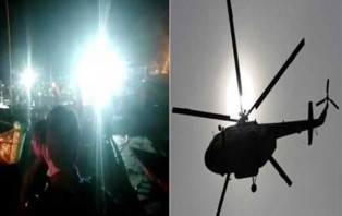 ইলিশ রক্ষায় রাতভর হেলিকপ্টারে অভিযান