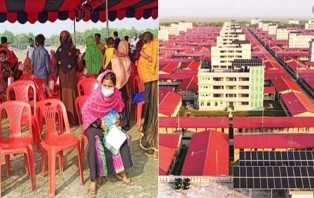 ১৬৪২ রোহিঙ্গা নিয়ে ভাসানচরে পৌঁছেছে নৌবাহিনীর ৮ জাহাজ