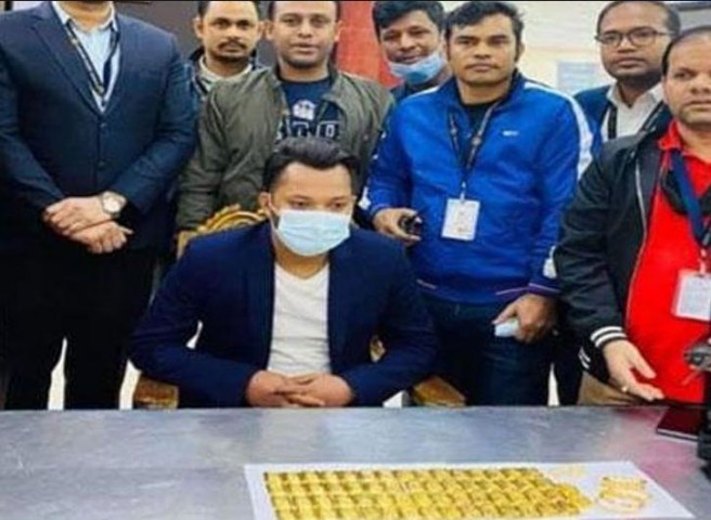শাহজালাল বিমানবন্দরে ৫ কোটি টাকার স্বর্ণ জব্দ, আটক ১