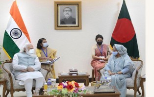 প্রধানমন্ত্রীর সঙ্গে মোদির দ্বিপাক্ষিক বৈঠকে ৫টি সমঝোতা স্মারক সই