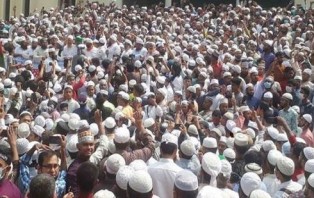 বায়তুল মোকাররমে হেফাজতের বিক্ষোভ