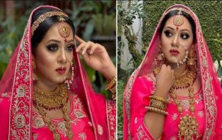 হঠাৎ বিয়ের সাজে চমকে দিলেন দিঘী