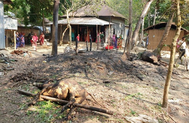 সদরপুরে ভয়াবহ অগ্নিকান্ডে প্রায় ৪ লক্ষ টাকার ক্ষয়-ক্ষতি