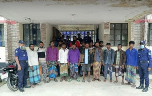 সালথায় সংঘর্ষ প্রস্তুতিকালে ২৫ জনকে আটক করেছে পুলিশ