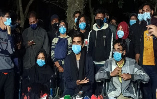 অনশন না ভাঙ্গার ঘোষনা শাবিপ্রবি শিক্ষার্থীদের