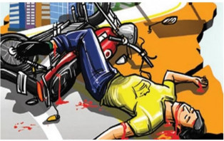 কাভার্ডভ্যানের চাকায় পিষ্ট দুই মোটরসাইকেল আরোহী
