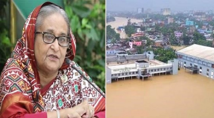বন্যা পরিস্থিতি পরিদর্শনে যাচ্ছেন প্রধানমন্ত্রী