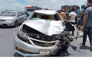 গাজীপুরে কোনাবাড়ি ফ্লাইওভারে দুর্ঘটনায় নিহত ৩