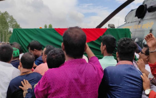 ডেপুটি স্পিকারের মরদেহ তার এলাকায় পৌঁছেছে