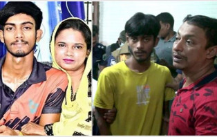 শিক্ষিকার স্বামী প্রথমে বটি খোঁজেন, না পেয়ে ওড়নায় আগুন দেন!