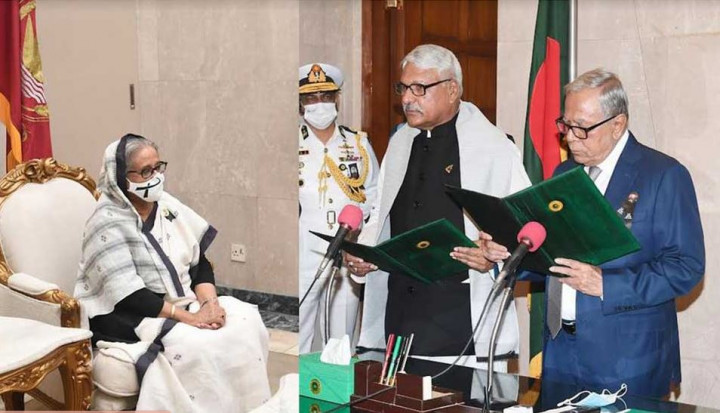 শপথ নিলেন নবনির্বাচিত ডেপুটি স্পিকার শামসুল হক টুকু
