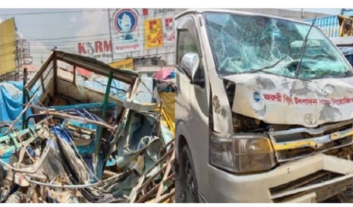 উল্টো পথের অটোরিকশায় মাইক্রোবাসের ধাক্কা, নিহত ৪