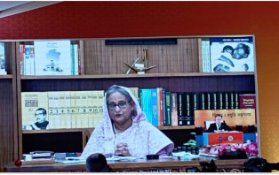 রূপপুরের দ্বিতীয় পারমাণবিক চুল্লিপাত্রের উদ্বোধন করলেন প্রধানমন্ত্রী