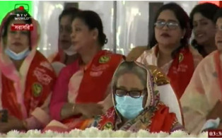মহিলা আওয়ামী লীগের সম্মেলনে প্রধানমন্ত্রী শেখ হাসিনা