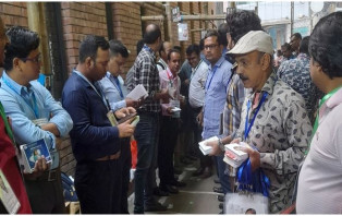 ডিআরইউ নির্বাচনে ভোটগ্রহণ চলছে