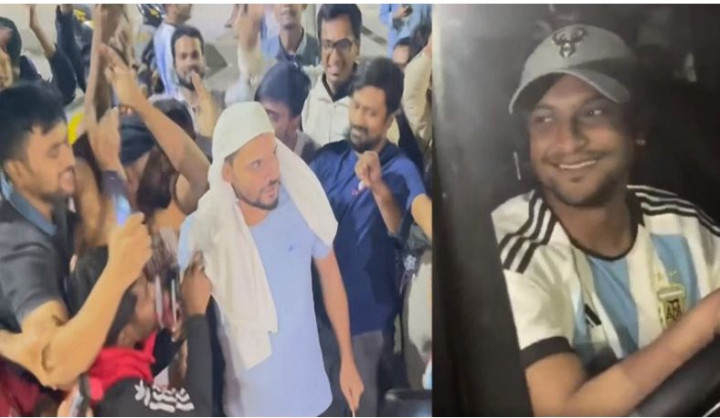 মেসির জয়ে ড্রাম বাজালেন মাশরাফী, রাস্তায় উদযাপন সাকিবের