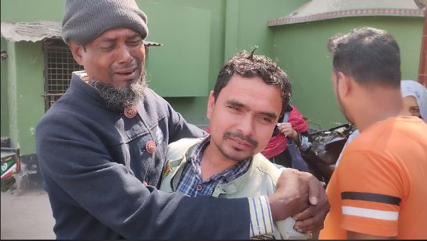 ভাঙ্গায় ইজিবাইক ছিনতাইকারী সন্দেহে যুবককে পিটিয়ে হত্যা