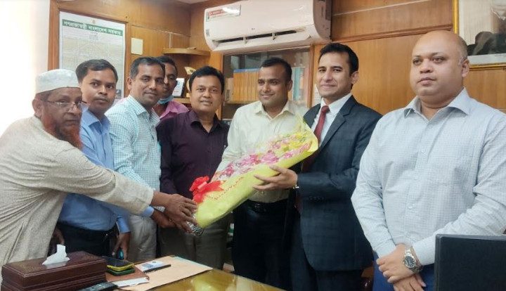 পাংশা উপজেলা নির্বাহী অফিসার হিসেবে মোহম্মদ জাফর সাদিক চৌধুরীর যোগদান