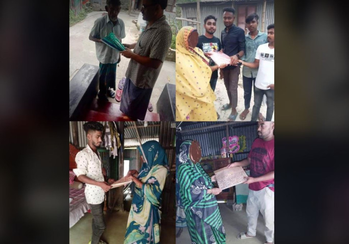 চরভদ্রাসন- সদরপুর ঐক্য ফোরামের উদ্যোগে ১৩ ইউনিয়নে ঈদ উপহার  বিতরণ 