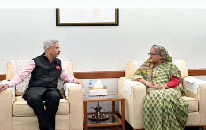 প্রধানমন্ত্রীর সঙ্গে ভারতের পররাষ্ট্রমন্ত্রীর সৌজন্য সাক্ষাৎ