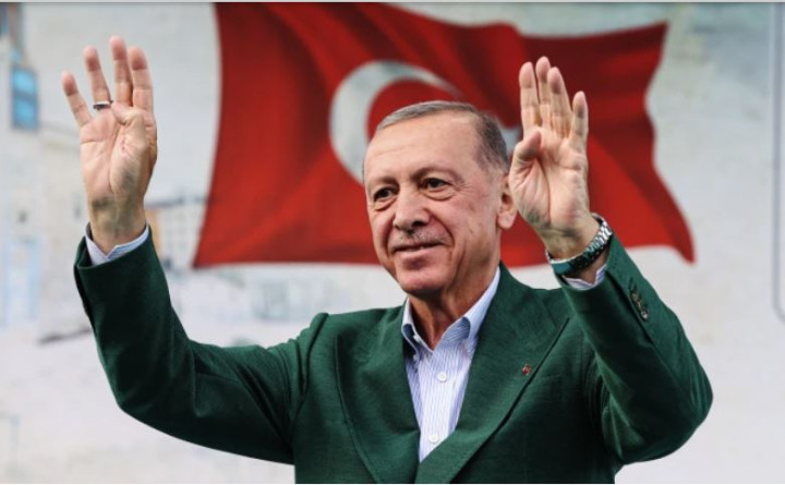 টানা তৃতীয় মেয়াদে তুরস্কের প্রেসিডেন্ট এরদোয়ান