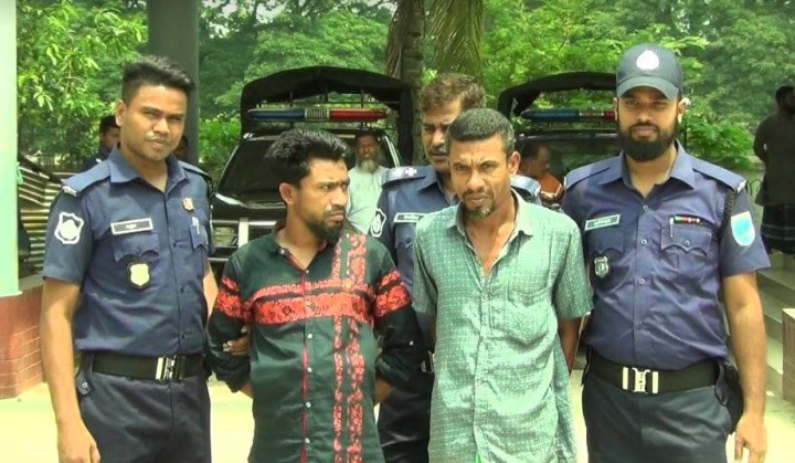 নগরকান্দায় স্ত্রী হত্যার দায়ে স্বামীসহ আটক--২