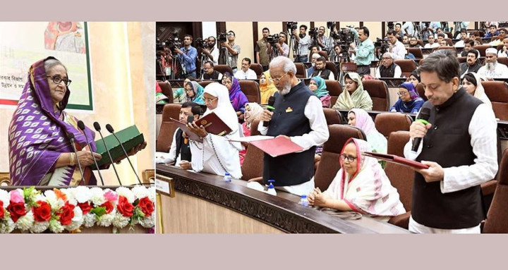 শপথ নিলেন খুলনা-বরিশাল-গাজীপুরের মেয়র