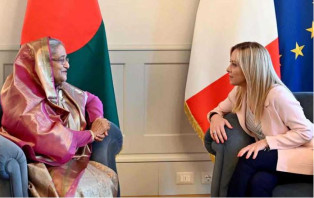 বাংলাদেশের কর্মীরা খুব ভালো কাজ করছেন : ইতালির প্রধানমন্ত্রী