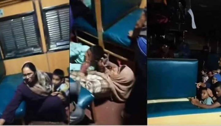 ট্রেনে ছিনতাইকারীদের মুহুর্মুহু পাথর নিক্ষেপ, মেঝেতে শুয়ে যাত্রীদের চিৎকার