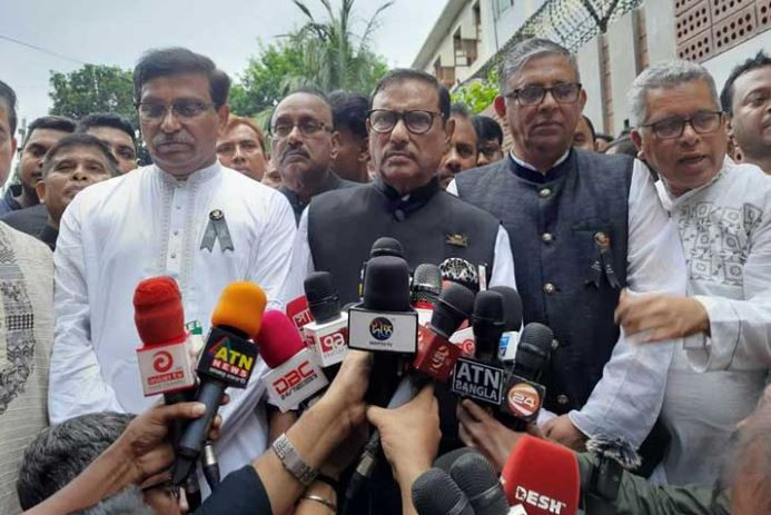 বিএনপির সমাবেশে জনগণের অংশগ্রহণ ছিল না : ওবায়দুল কাদের