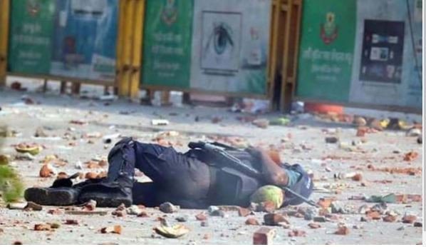 সংঘর্ষে আহত এক পুলিশ সদস্যের মৃত্যু