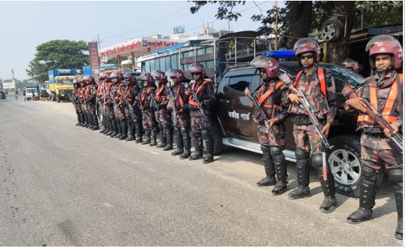 সারাদেশে ১৫৯ প্লাটুন বিজিবি মোতায়েন