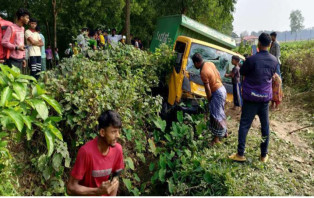 হবিগঞ্জে ইজিবাইক-কাভার্ডভ্যান সংঘর্ষে নিহত ৩