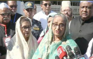 নাশকতা করে নির্বাচন বানচাল করতে চাইলে কারো ক্ষমা নেই: শেখ হাসিনা