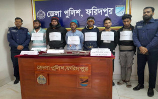 সালথায় একই রাতে তিন বাড়িতে ডাকাতি, মালামালসহ ৬ জন গ্রেপ্তার