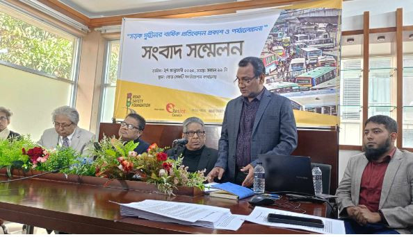 ২০২৩ সালে সড়ক দুর্ঘটনায় ৬৫২৪ মৃত্যু : রোড সেফটি ফাউন্ডেশন
