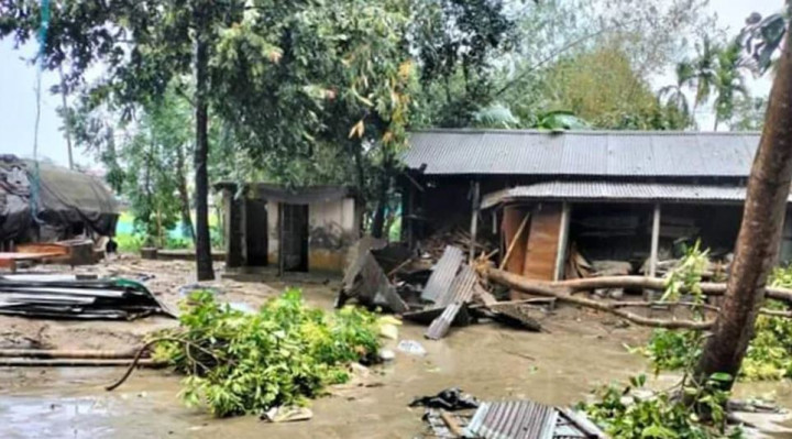 ফুলপুরে কালবৈশাখী ঝড়ে ব্যাপক ক্ষয়ক্ষতি