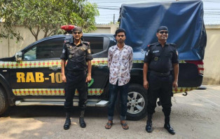 নগরকান্দার স্কুলছাত্র হত্যা মামলার সাজাপ্রাপ্ত আসামি গ্রেপ্তার