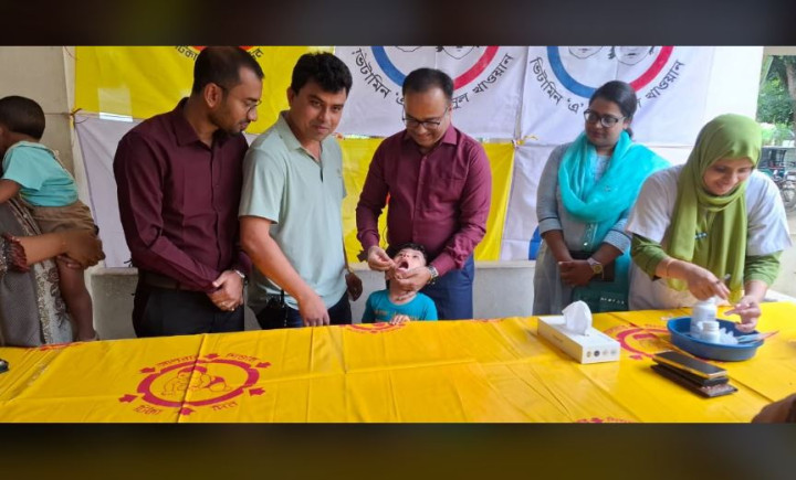 সদরপুরে জাতীয় ভিটামিন ‘এ’ প্লাস ক্যাম্পেইন শুরু