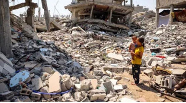 গাজায় ধ্বংসস্তূপের নিচে লাশ আর লাশ