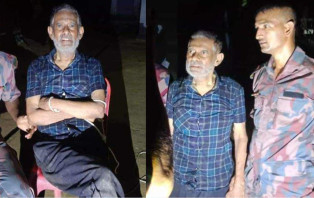 সিলেট সীমান্ত থেকে সাবেক বিচারপতি মানিক গ্রেপ্তার